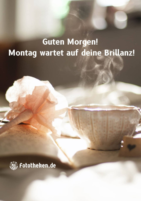 Guten Morgen! Montag wartet auf deine Brillanz!
