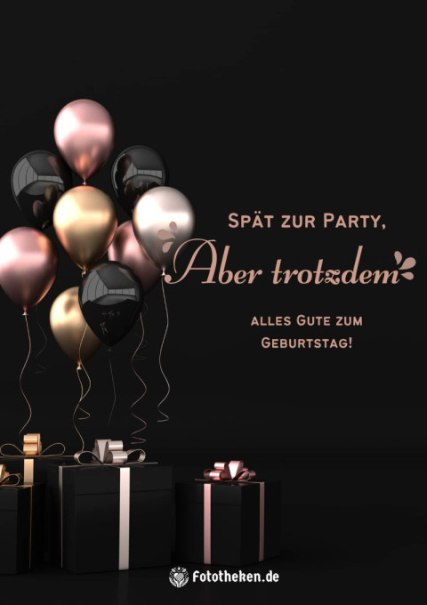 Spät zur Party, aber trotzdem alles Gute zum Geburtstag!