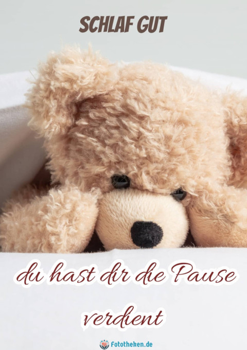 Schlaf gut – du hast dir die Pause verdient