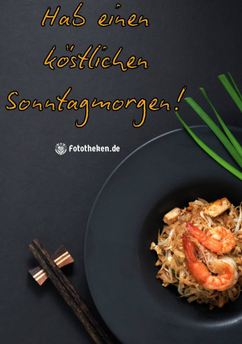 Hab einen köstlichen Sonntagmorgen!