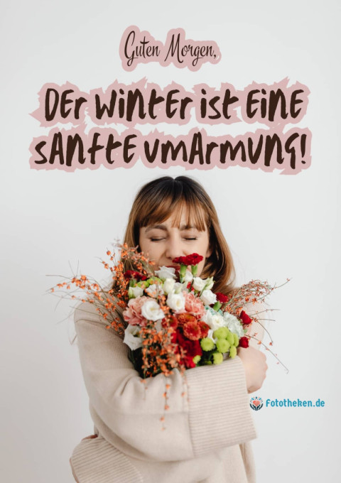 Guten Morgen, der Winter ist eine sanfte Umarmung!