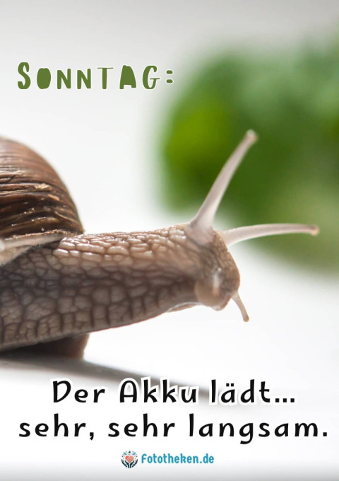 Sonntag Der Akku lädt… sehr, sehr langsam