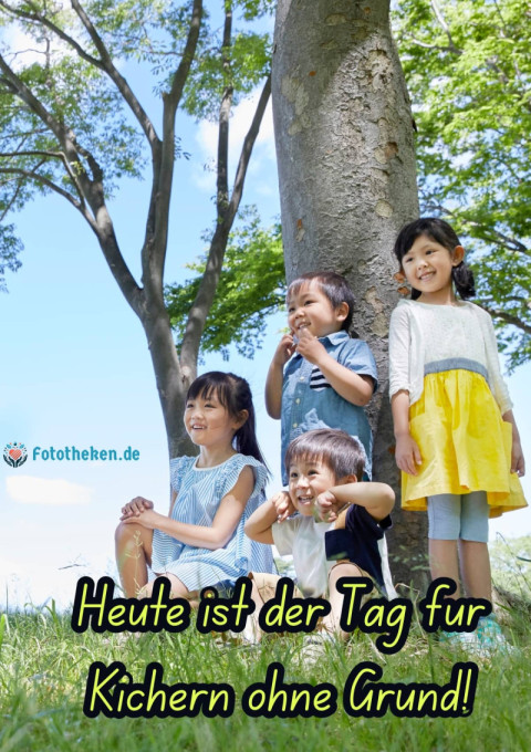 Heute ist der Tag für Kichern ohne Grund!