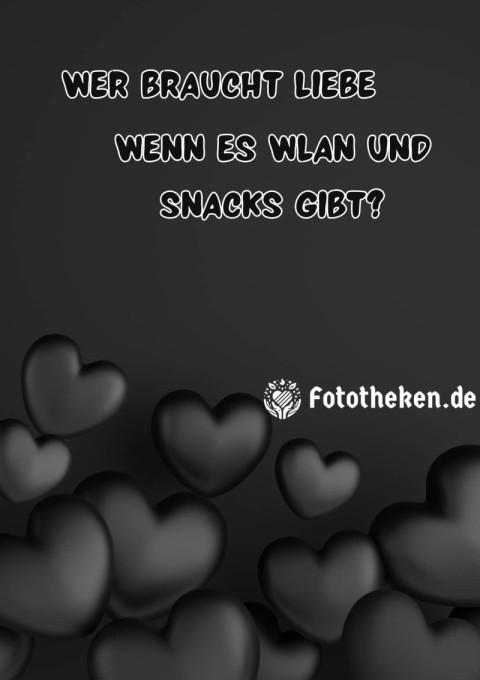 Wer braucht Liebe, wenn es WLAN und Snacks gibt