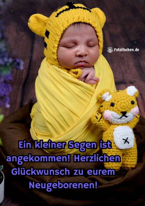 Ein kleiner Segen ist angekommen! Herzlichen Glückwunsch zu eurem Neugeborenen!