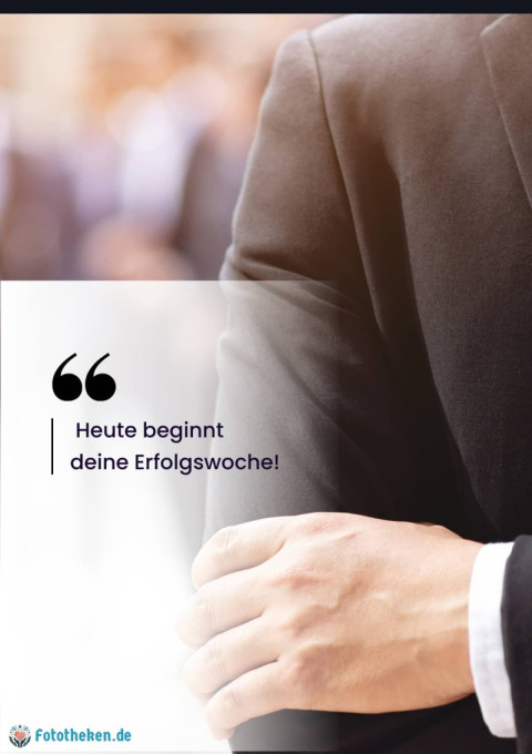 Heute beginnt deine Erfolgswoche!