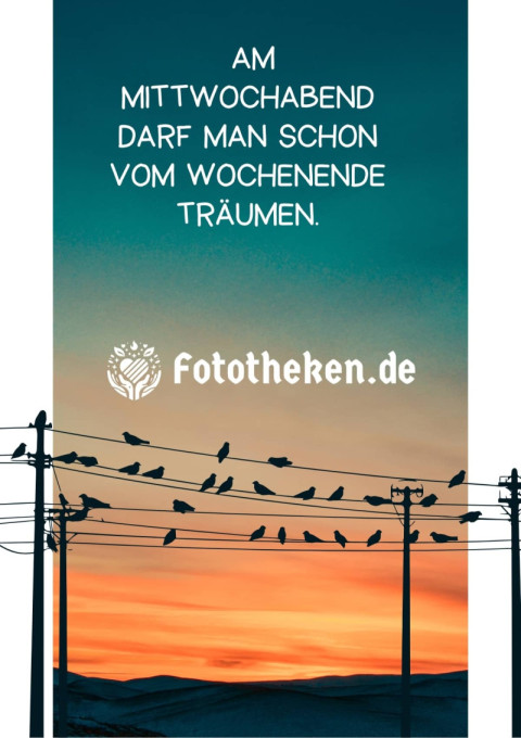Am Mittwochabend darf man schon vom Wochenende träumen