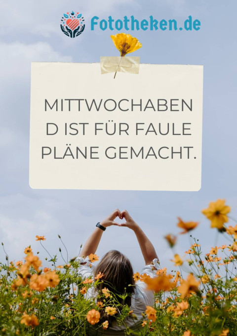 Mittwochabend ist für faule Pläne gemacht