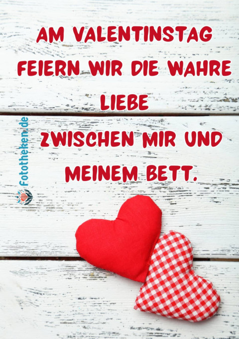 Am Valentinstag feiern wir die wahre Liebe – zwischen mir und meinem Bett