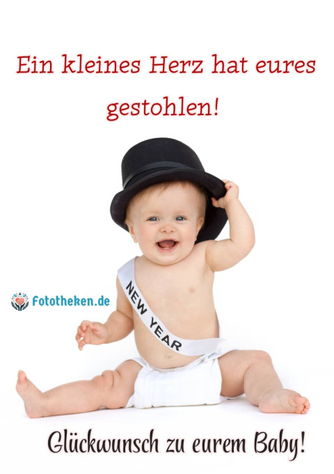 Ein kleines Herz hat eures gestohlen! Glückwunsch zu eurem Baby!
