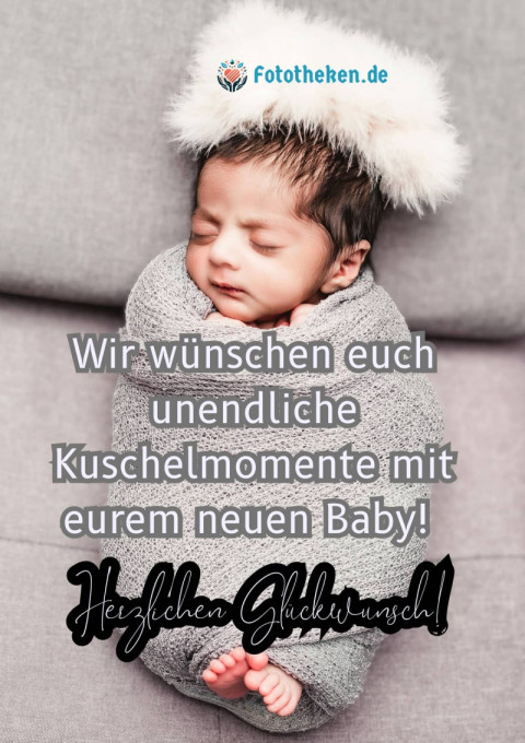 Wir wünschen euch unendliche Kuschelmomente mit eurem neuen Baby! Herzlichen Glückwunsch!