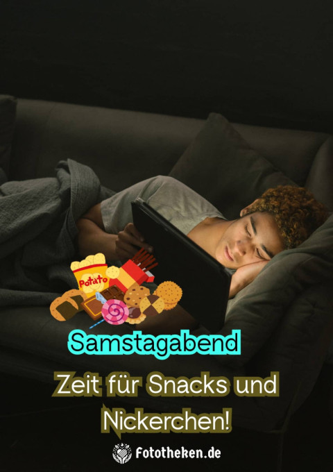 Samstagabend – Zeit für Snacks und Nickerchen!