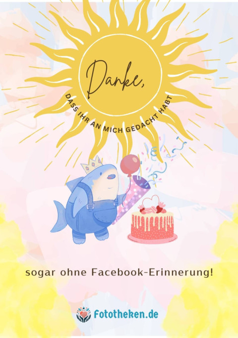 Danke, dass ihr an mich gedacht habt – sogar ohne Facebook Erinnerung!