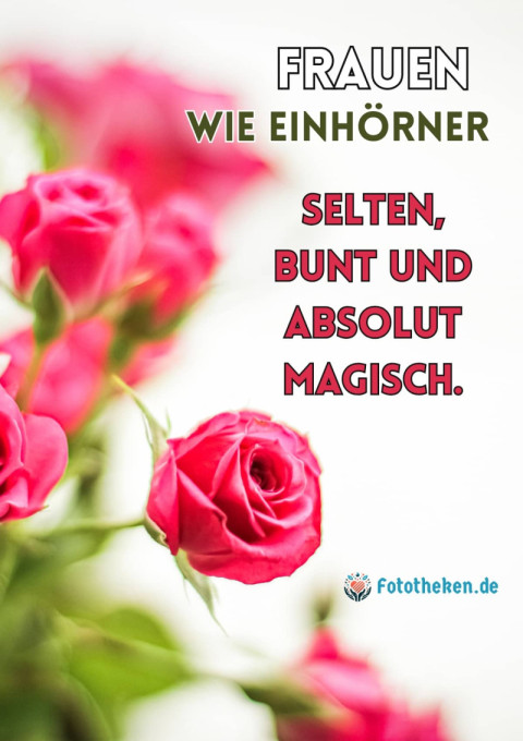 Frauen Wie Einhörner – selten, bunt und absolut magisch