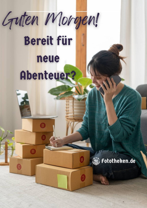 Guten Morgen Bereit fur neue Abenteuer