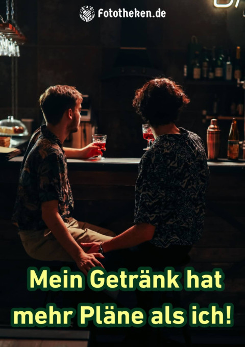 Mein Getränk hat mehr Pläne als ich!