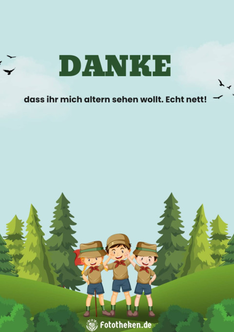 Danke, dass ihr mich altern sehen wollt Echt nett!