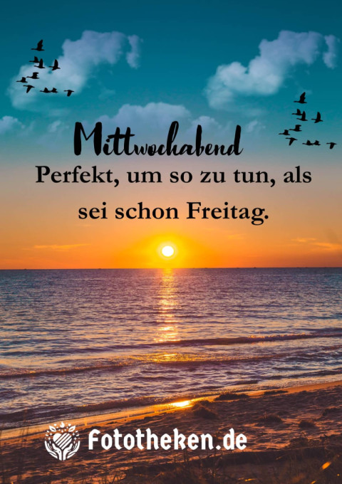 Mittwochabend Perfekt, um so zu tun, als sei schon Freitag