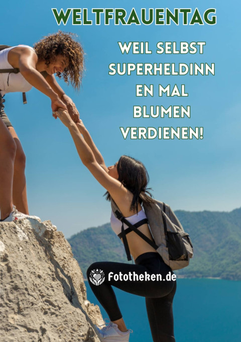 Weltfrauentag – weil selbst Superheldinnen mal Blumen verdienen!