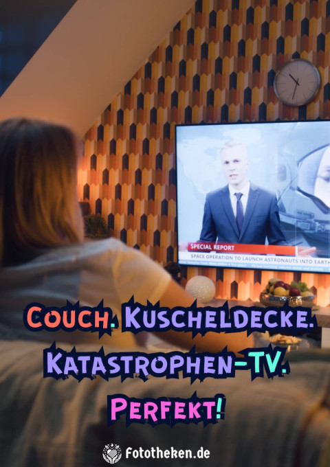 Couch Kuscheldecke Katastrophen TV Perfekt!