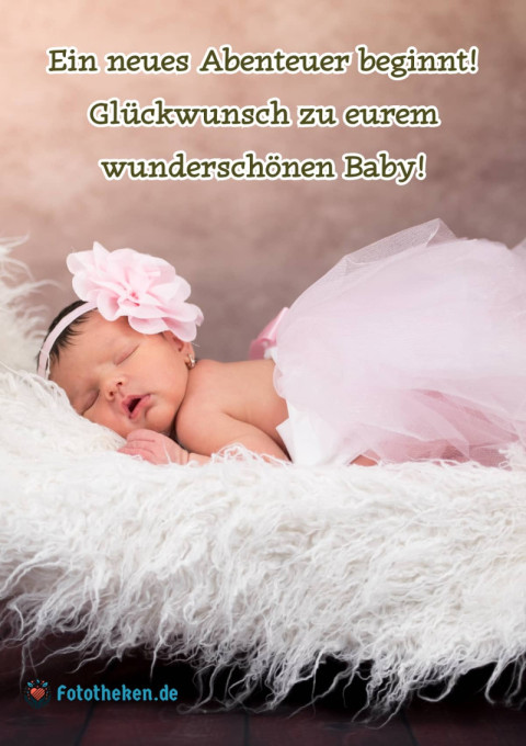 Ein neues Abenteuer beginnt! Glückwunsch zu eurem wunderschönen Baby!