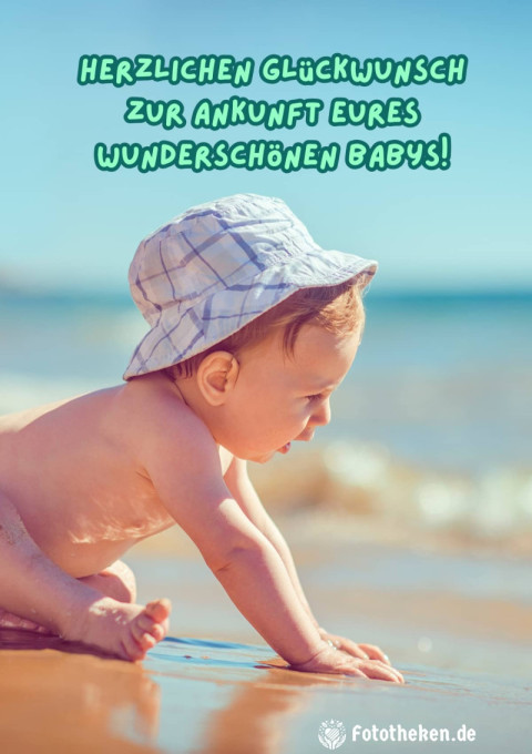 Herzlichen Glückwunsch zur Ankunft eures wunderschönen Babys!