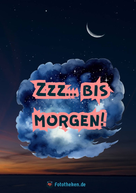 Zzz… bis morgen!