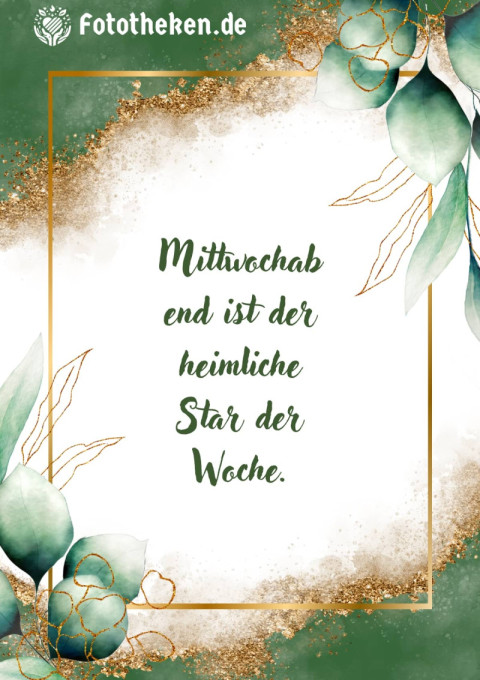 Mittwochabend ist der heimliche Star der Woche