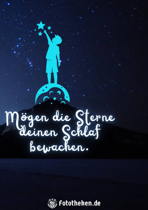 Mögen die Sterne deinen Schlaf bewachen