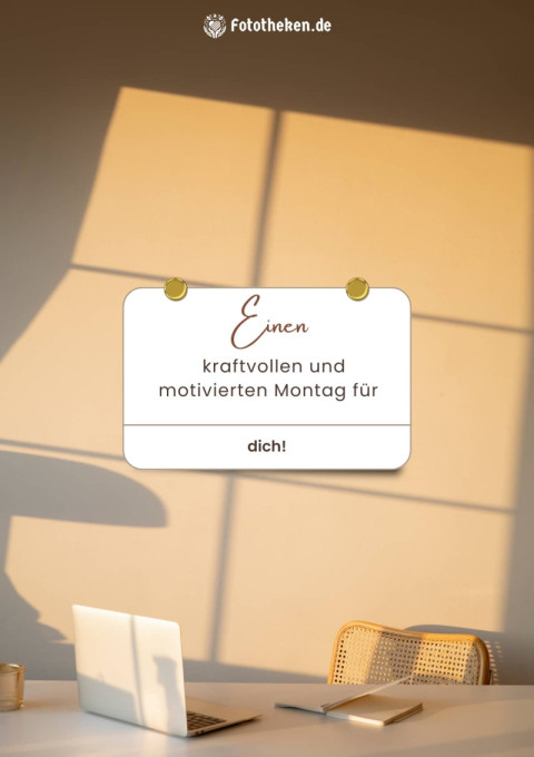 Einen kraftvollen und motivierten Montag für dich!