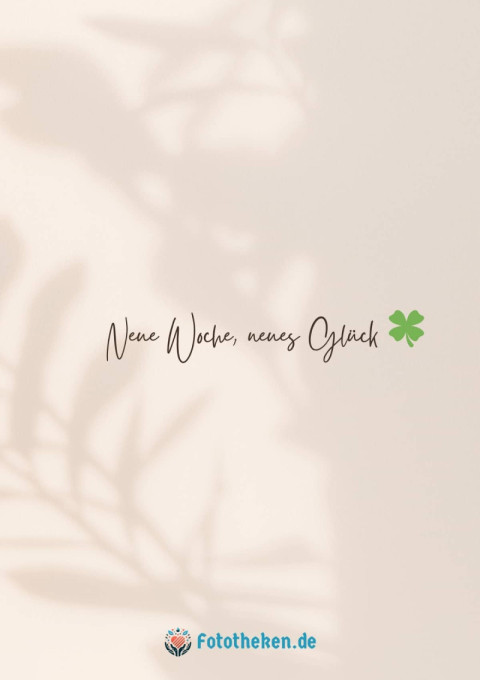 Neue Woche, neues Glück ?