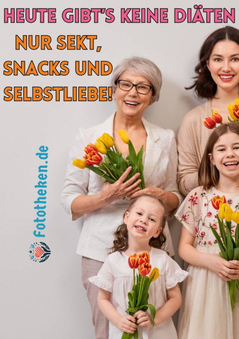 Heute gibt’s keine Diäten – nur Sekt, Snacks und Selbstliebe!