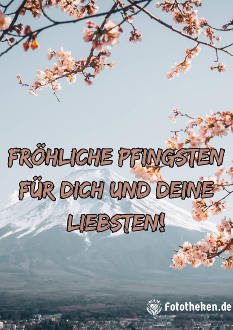 Fröhliche Pfingsten für dich und deine Liebsten!