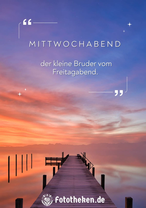 Mittwochabend – der kleine Bruder vom Freitagabend