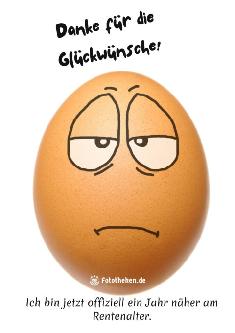 Danke für die Glückwünsche! Ich bin jetzt offiziell ein Jahr näher am Rentenalter