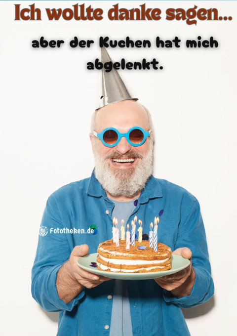 Ich wollte danke sagen… aber der Kuchen hat mich abgelenkt