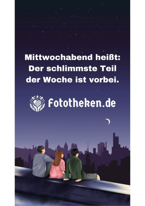 Mittwochabend heißt Der schlimmste Teil der Woche ist vorbei