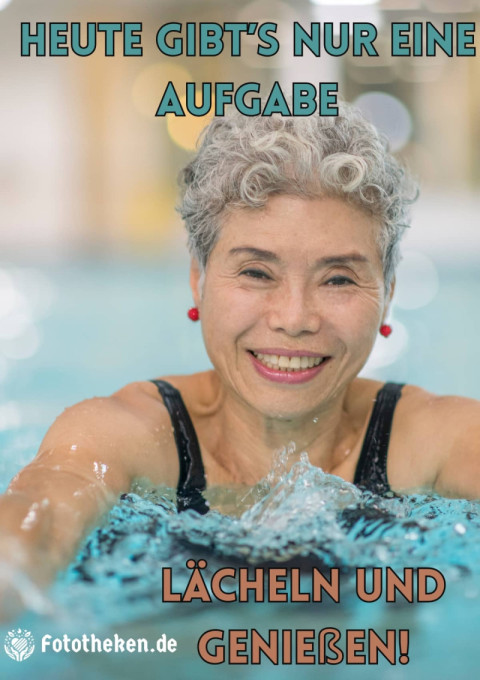 Heute gibt’s nur eine Aufgabe Lächeln und genießen!