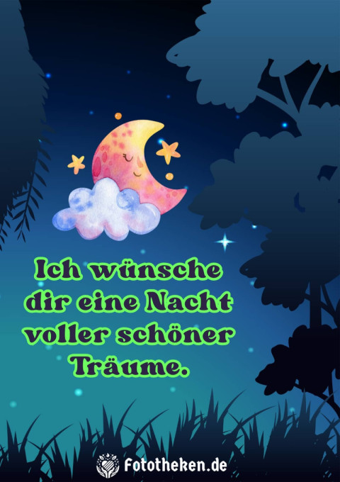 Ich wünsche dir eine Nacht voller schöner Träume