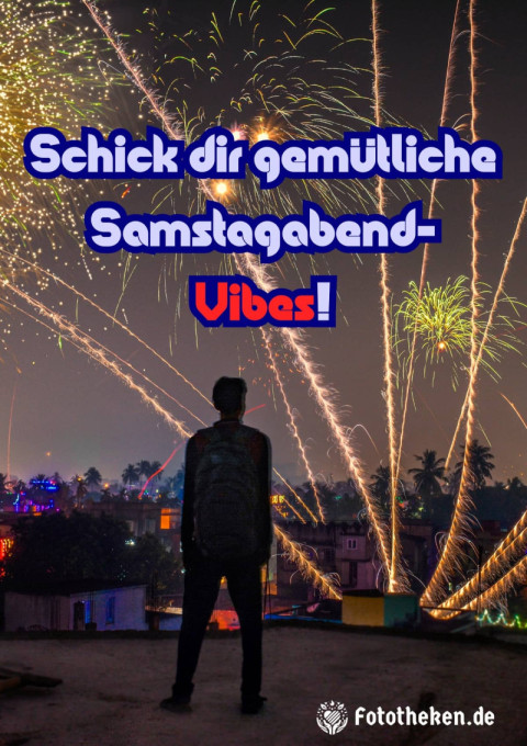 Schick dir gemütliche Samstagabend Vibes!