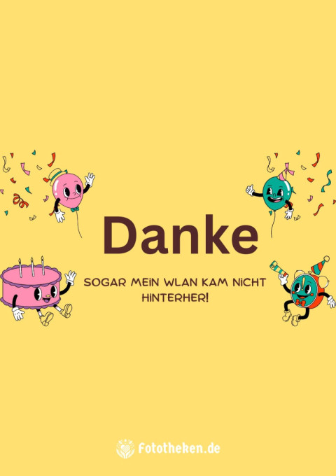 Danke – sogar mein WLAN kam nicht hinterher!