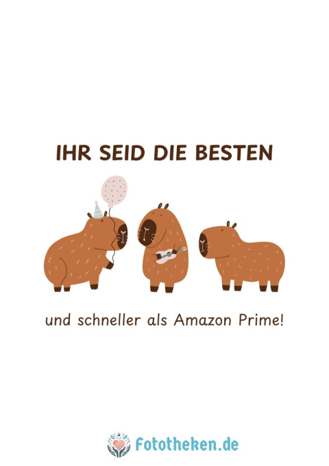 Ihr seid die Besten – und schneller als Amazon Prime!