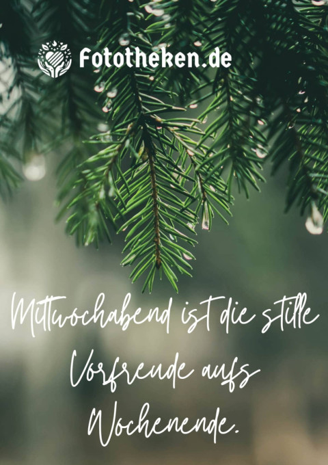 Mittwochabend ist die stille Vorfreude aufs Wochenende