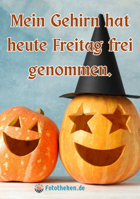 Mein Gehirn hat heute Freitag frei genommen