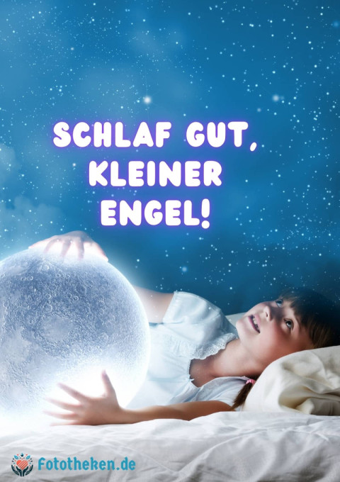 Schlaf gut, kleiner Engel!