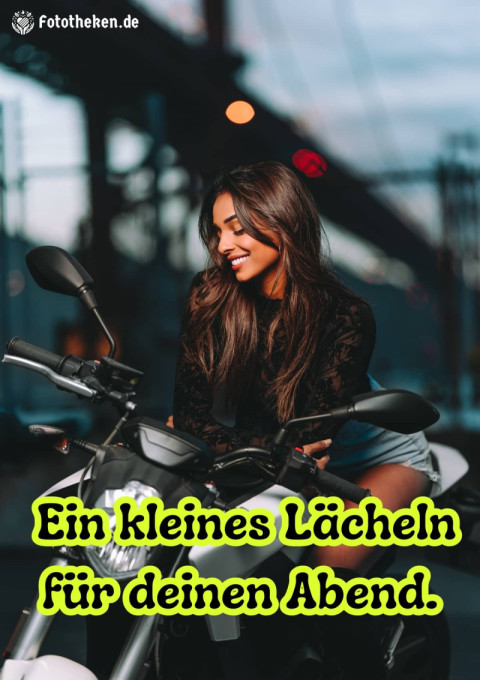 Ein kleines Lächeln für deinen Abend