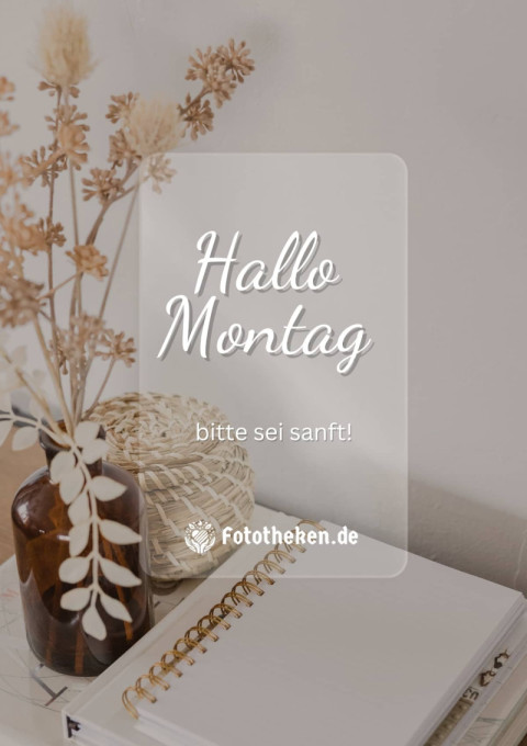 Hallo Montag – bitte sei sanft!