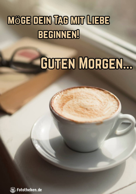 Guten Morgen, möge dein Tag mit Liebe beginnen!