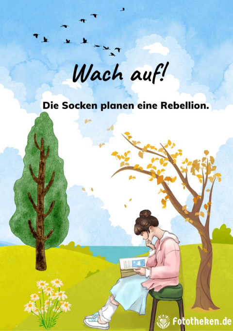 Wach auf! Die Socken planen eine Rebellion