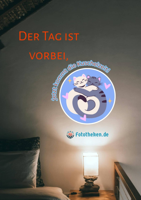 Der Tag ist vorbei, jetzt kommt die Kuschelzeit!